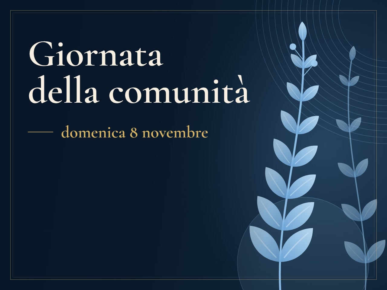 Giornata comunita 2026 evento